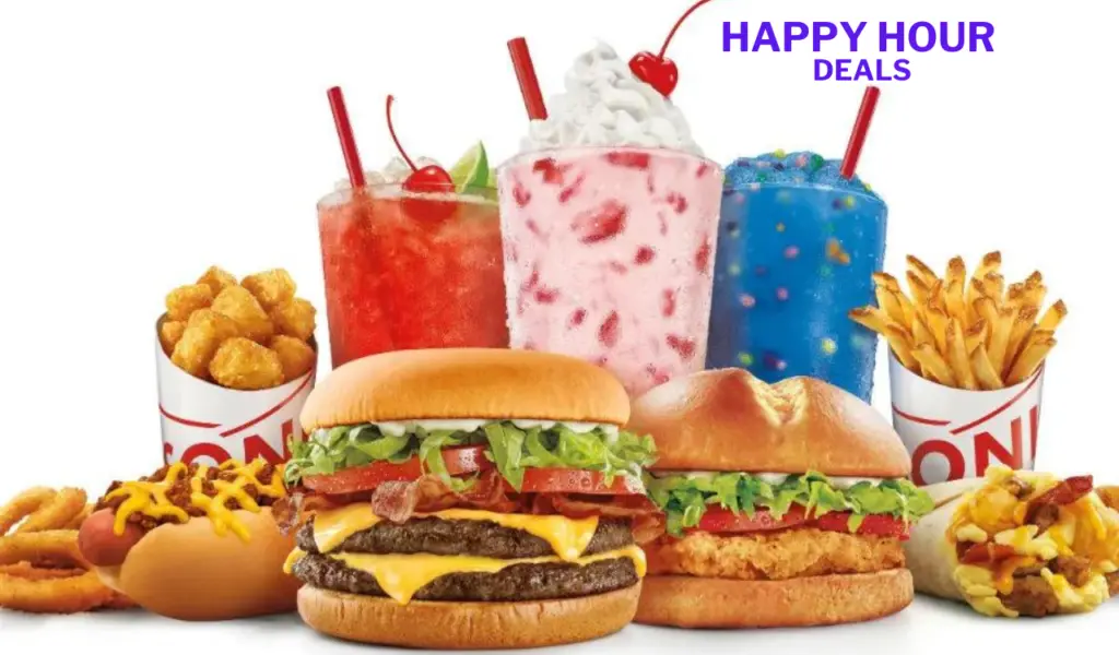 Happy Hour Menu: Big Flavor, Half the Price A Treat For Every One 1 Sonic Happy Hour Deals 1024x600 1