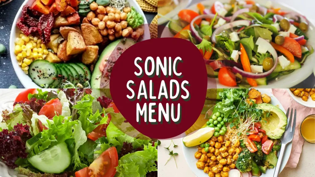 Sonic menu Calories and Nutrition facts / Find Healthy Option At Sonic 10 sonic salads menu