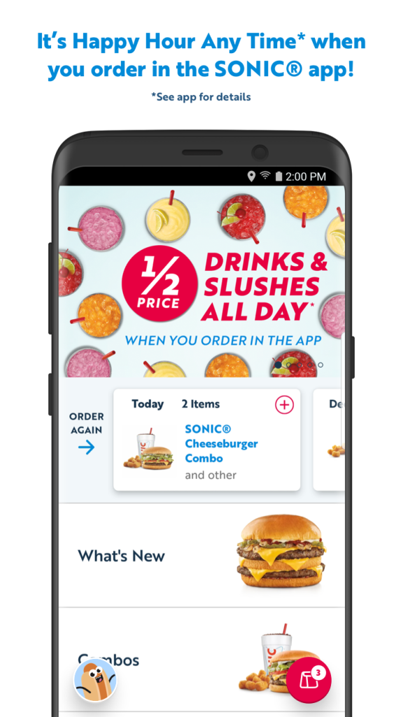 Sonic Drive-In App Download: Order Fast & Earn Rewards 11 customize order