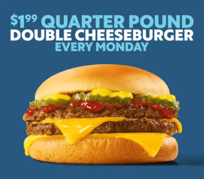 what Sonic Specials Today – Best Sonic Deals in April 2025 7 1.99 Quarter Pound Double Cheeseburgers