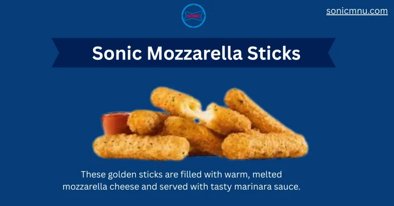 Sonic Mozzarella Sticks