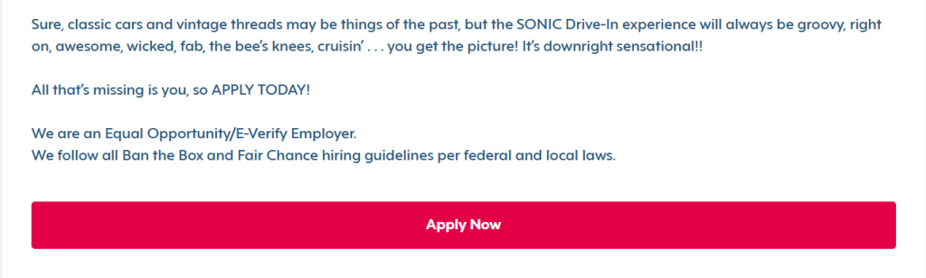 Sonic Careers and Jobs 2025 | Sonic Application Apply online 6 image