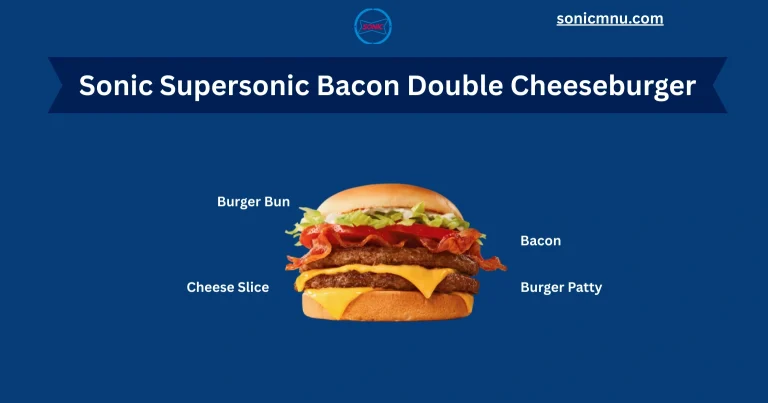 Sonic Supersonic Bacon Double Cheeseburger
