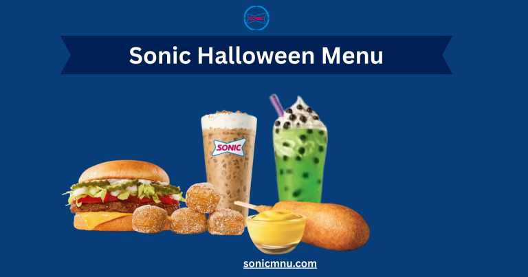 Sonic Halloween Menu