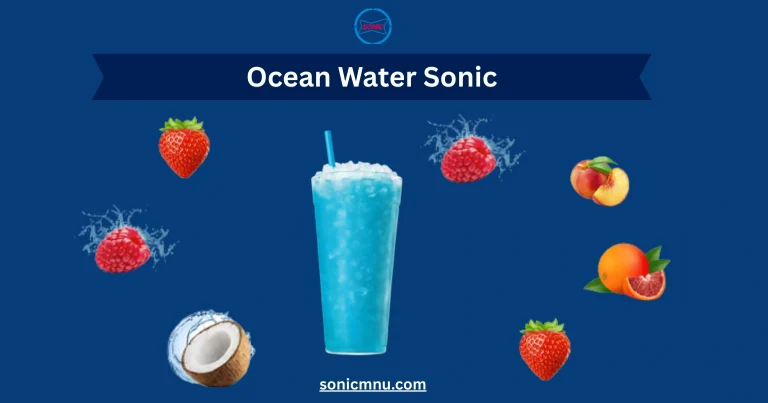 Ocean Water Sonic Price, Flavor and Calories 2025