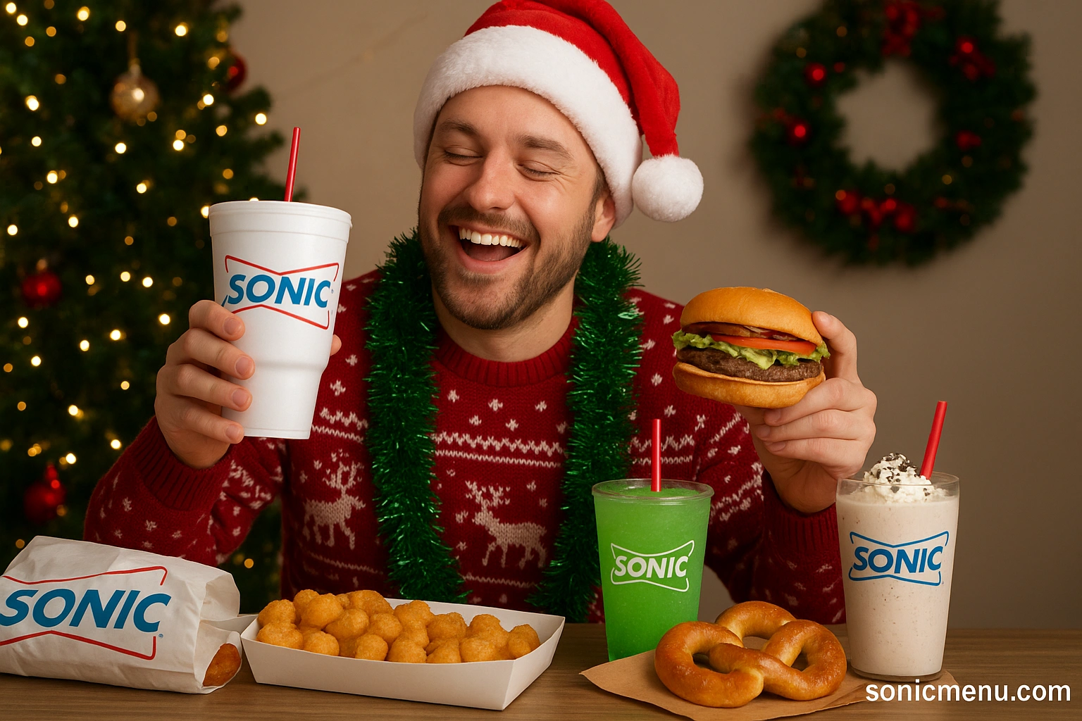 Sonic Christmas Menu